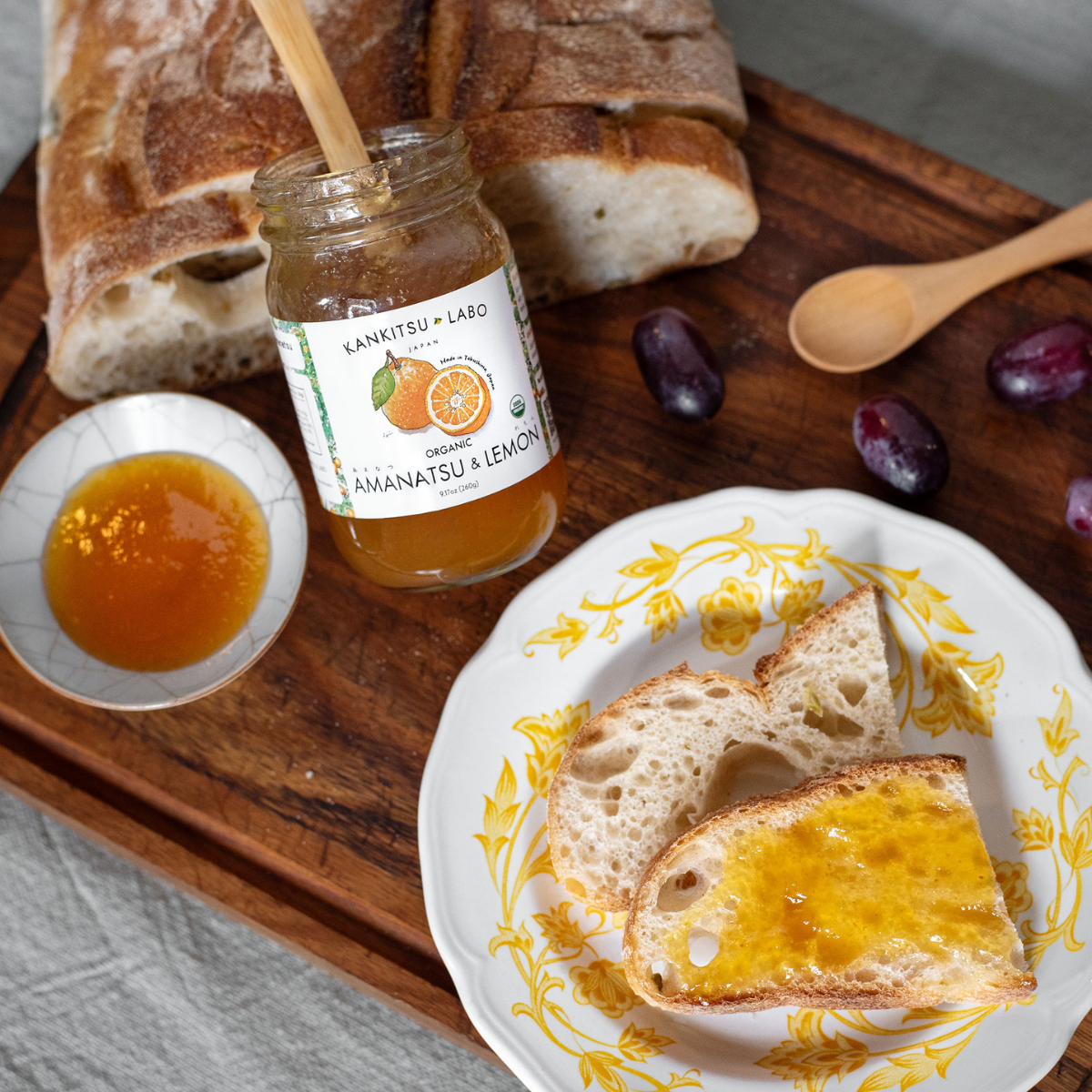 Organic Amanatsu & Lemon Jam | あまなつ&れもん | 9.17 oz Organic Amanatsu & Lemon Jam | あまなつ&れもん | 9.17 oz