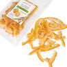Amanatsu Dry Candied Citrus Peel Package and the peel