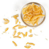 Dry candied kawachi bankan peels in a small bowl