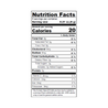 Dry candied Iyokan citrus peels nutrition facts 